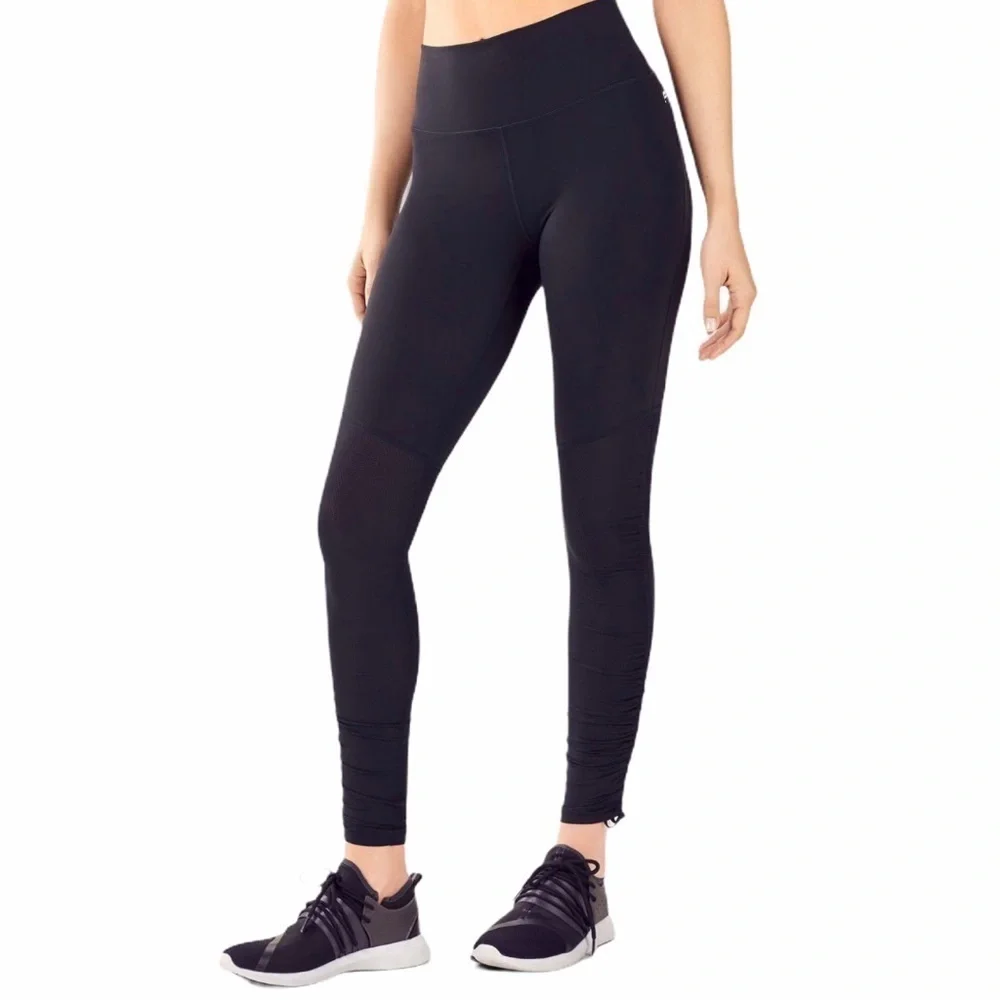 Fabletics Cashel Foldover PureLuxe Leggings Black Size XS/Small Activewear - Picture 1 of 9